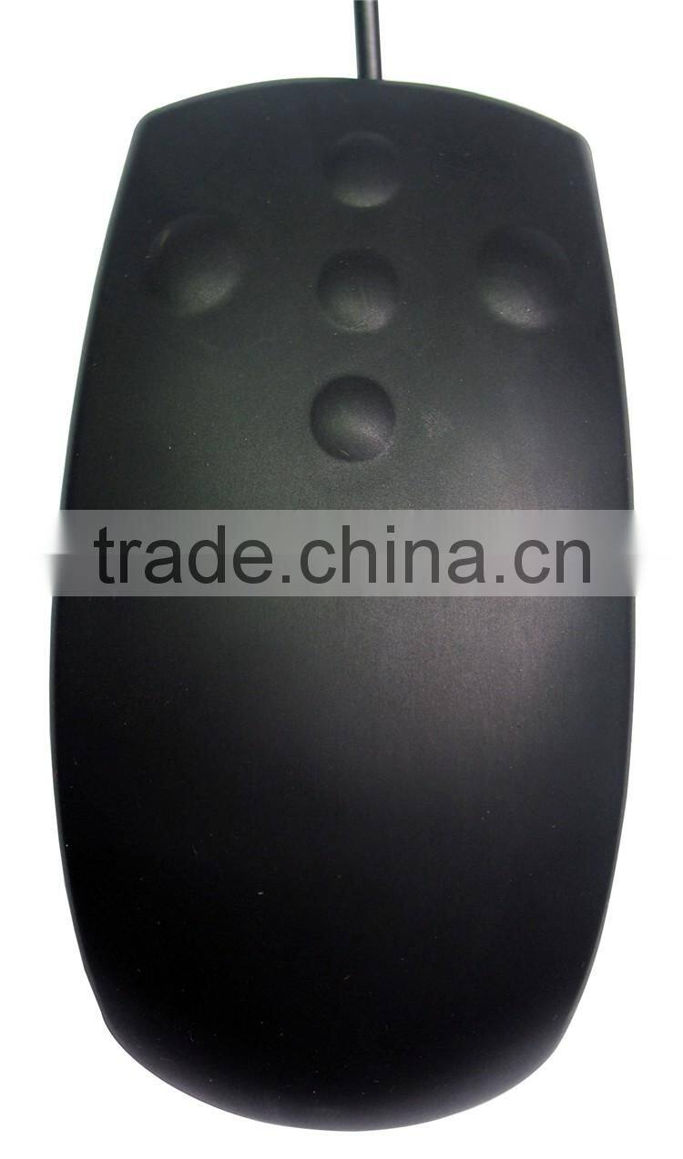 JH-SME33 Waterproof Optical Mouse with USB and PS/2 silicone mouse