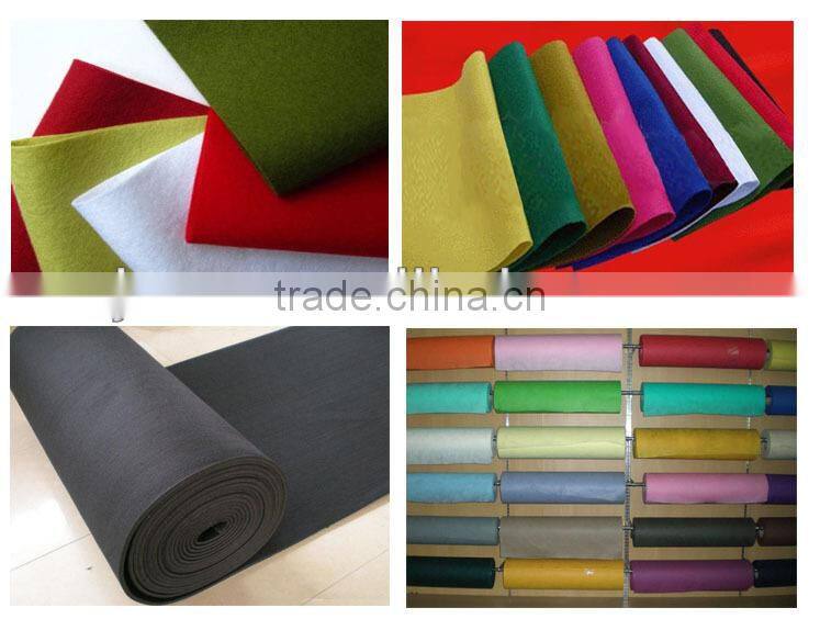 Polyester nonwoven felt