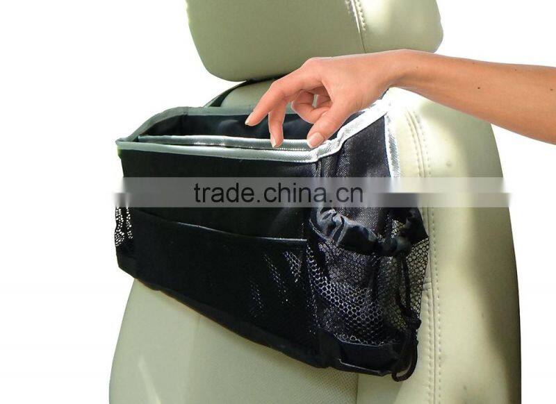 Front and Seat Back Storage back seat tray car organizer
