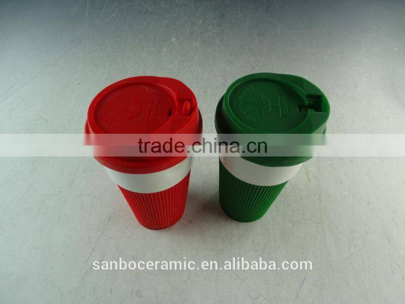 Thermal Insulation Ceramic Coffee Cups Without Handle in stock with cheap price
