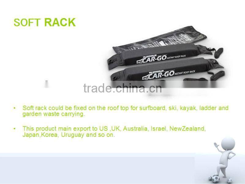 600D car roof soft rack pad soft rack surf rack pack surfboard rack