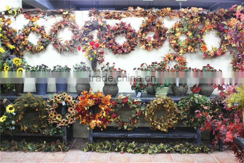 mini / huge artificial christmas pine tree / ring / flower for home / hotel / office (new christmas combination of Este-008 )