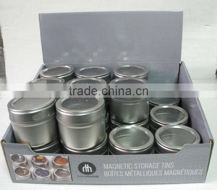 Wholsesale Spice Storage Big Sizes Glass Jar with Tin Lid