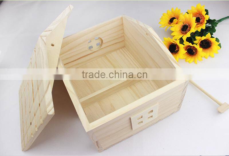 New design wooden bird house with window and factory price for sale