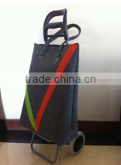 Portable Folding Shopping Trolley Bag with Wheels