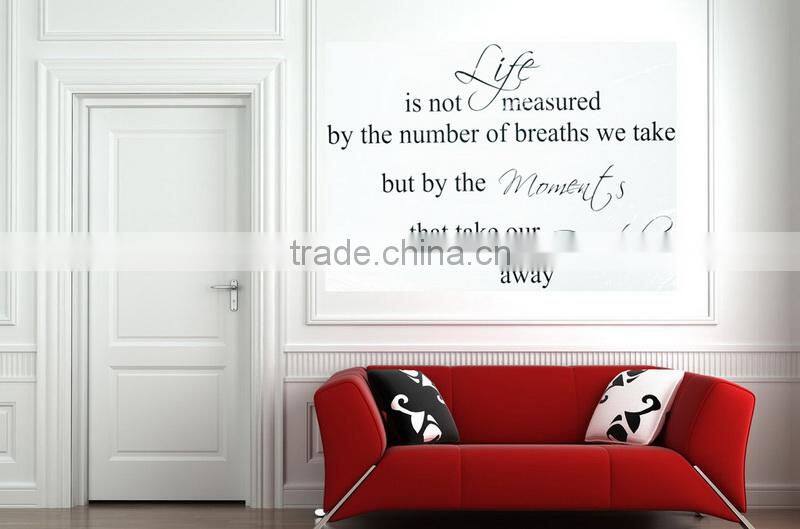 PVC Dining Room Decor Wall Art Alphabet Letters Stickers