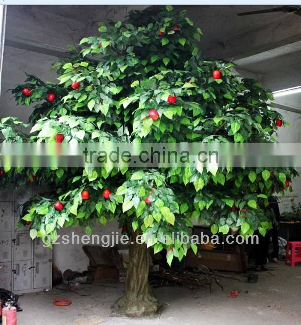 china wholesale factory make high imitated decorative artificial apple tree