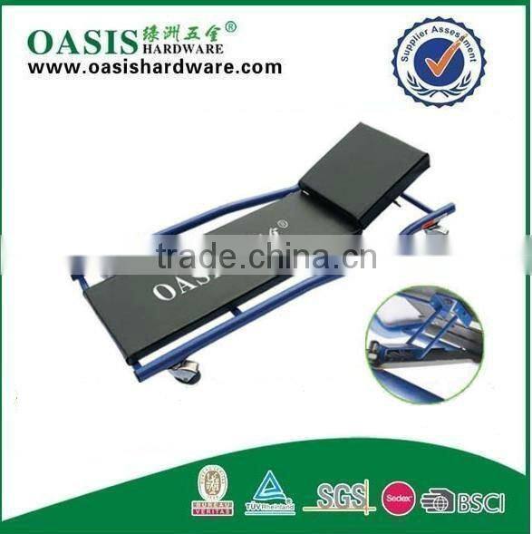 lifting car seat with square tray,stool,creeper,roller seat pneumatic sit on creeper auto repairing tool
