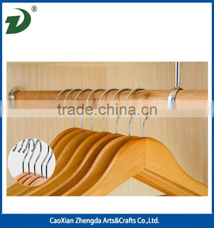 cheap factory price coat hanger for clothes, antique wooden hangers