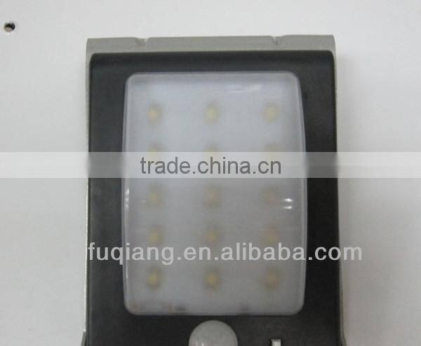 FQ-505 Led garden through the wall sensor lights outdoor wall mounted solar sensor lights