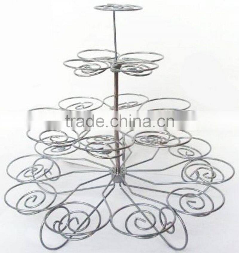 4 Tier Cupcake Stand Metal Holder Tower Wedding Birthday Party Dessert Display