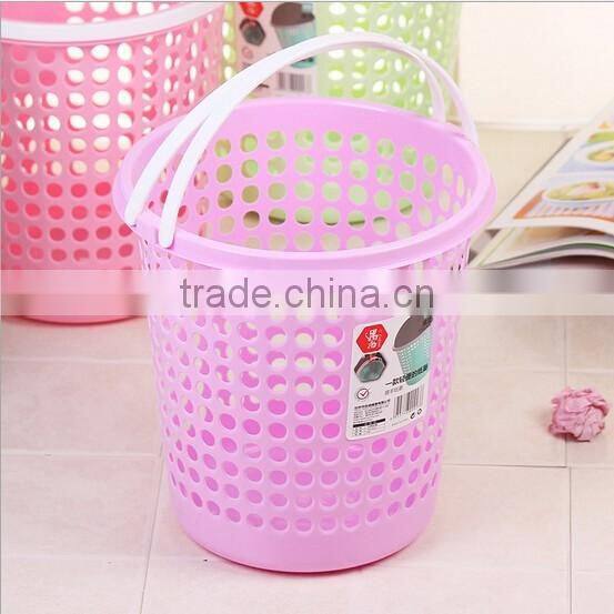 kitchen Houseware plastic garbage bin with handle /rubbish bin/Waste Bin for room/office/home