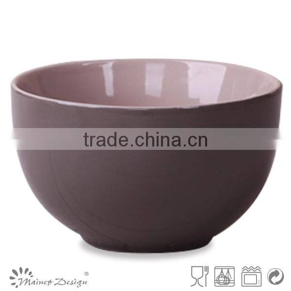 Two tone glazed ceramic rice bowl manufacturer