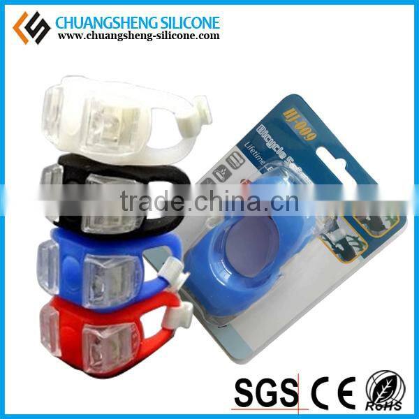 Convenient lighting your road green silicone led road bike for night eyes