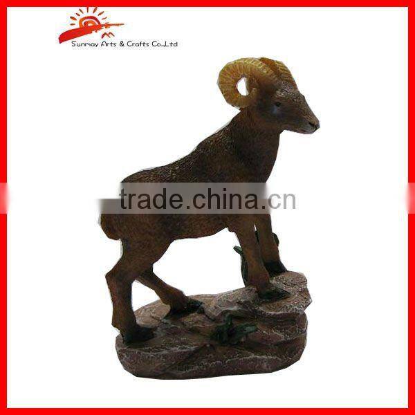Polyresin antelope figurine home decoration