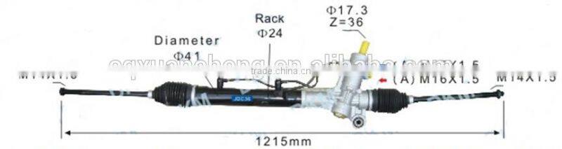 japanese auto parts for toyota LHD steering rack RAV 4 44250-42110/ 44250-42040
