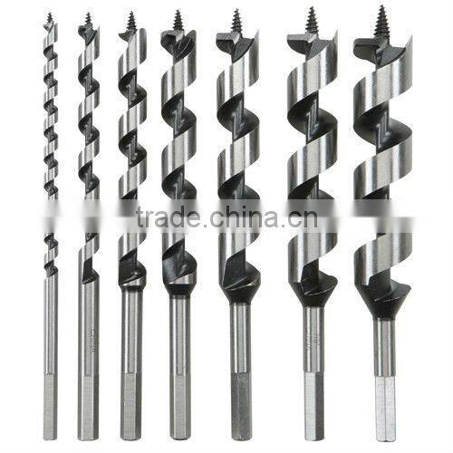 7 Piece Auger Bit Set wood auger drill bits sets