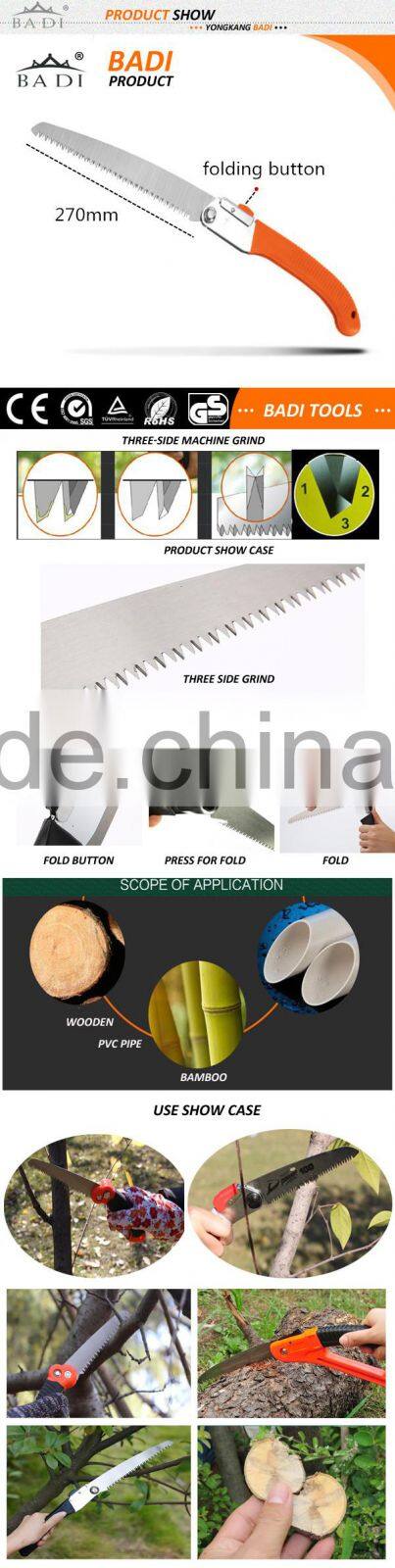 high carbon steel folding pruning chain saw