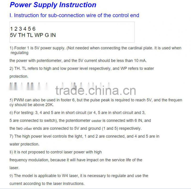 High Efficiency 80W/100W/150W Co2 Reci Power supply for laser cutting and engraving machine