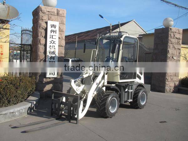 Qingzhou HZM908 ZL08 0.8t 800kg rated load wheel loader