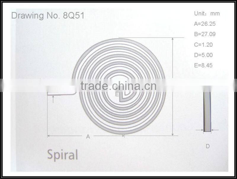 Auto Part: Bimetal Sprial Coil Made in China
