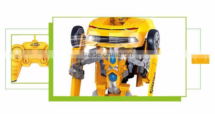 New design cartoon deformation model remote control fighting robot toy