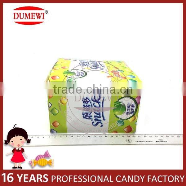 Sweet Green Color Apple Juice Chewing Soft Candy