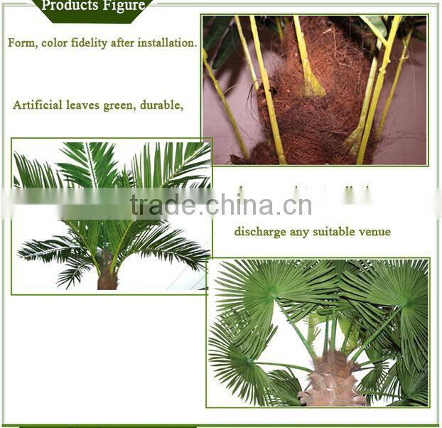 Factory hot sale artificial coconut tree differant types of plants and trees make artificial fake coconut palm tree