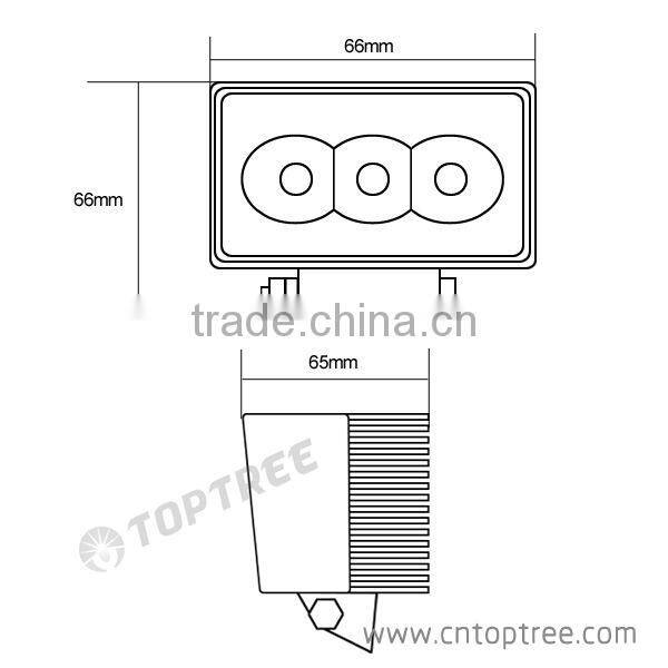 LED Work Light 4 inch 9 watt Off Road LED Driving Light