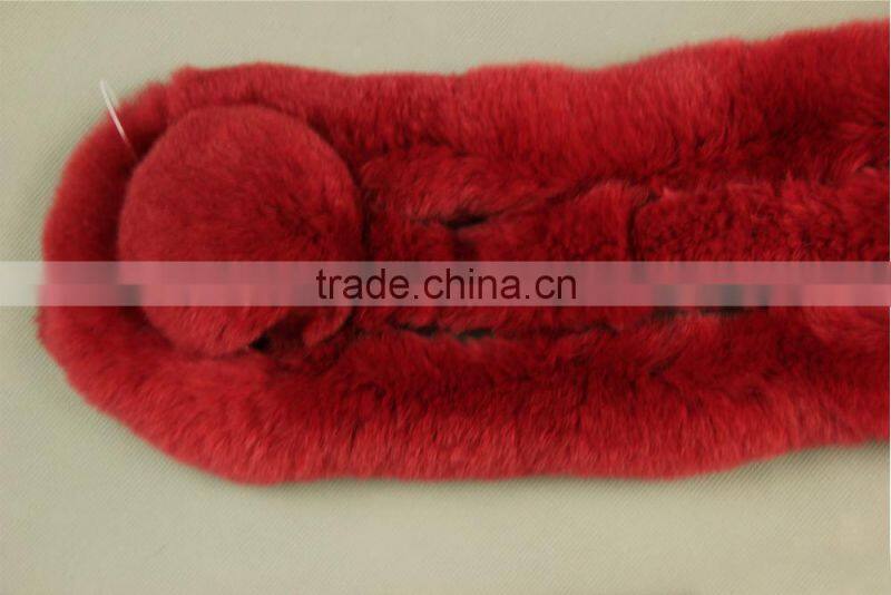 High Quality Knitted Rex-Rabbit Scarf