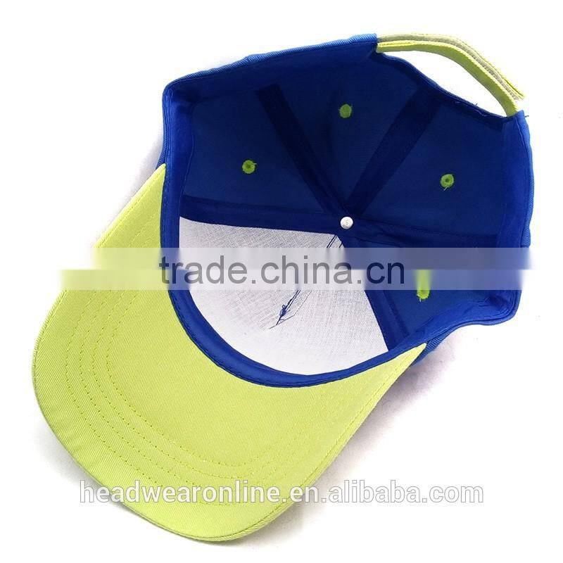 Collage Fabric Color Caps Sport Style Baseball Hats With Printed Logo