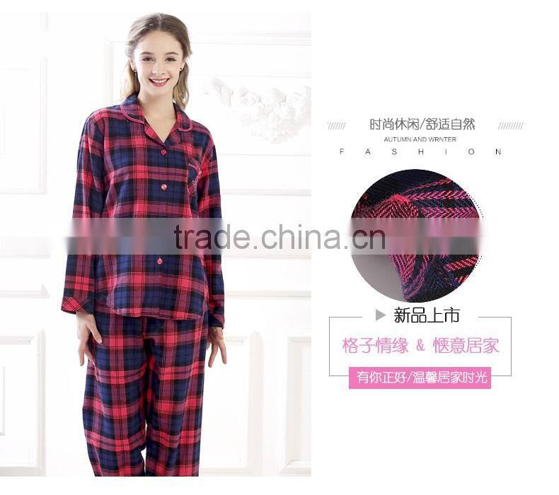 warm cotton women pajamas suits red pajamas home comfortable sleepware