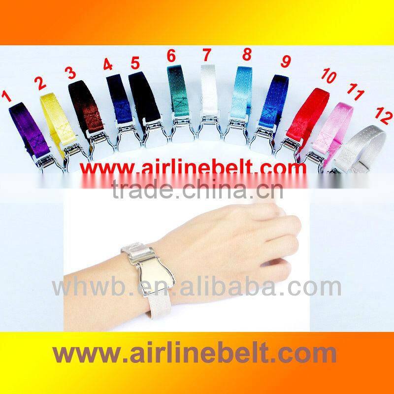 Unique airplane buckle seatbelt design bracelet usb flash disk soomes