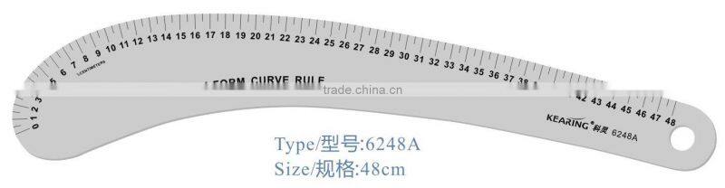 Kearing 40cm & 60cm metric vary form curves (sandwich line) plastic curve FRENCH QUILTING RULER # 6501