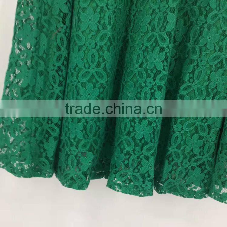Yiwu leftover stock latest design ladies lace dress