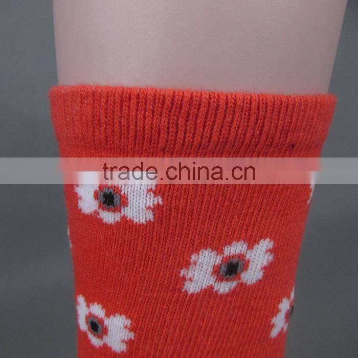 women red color cotton socks