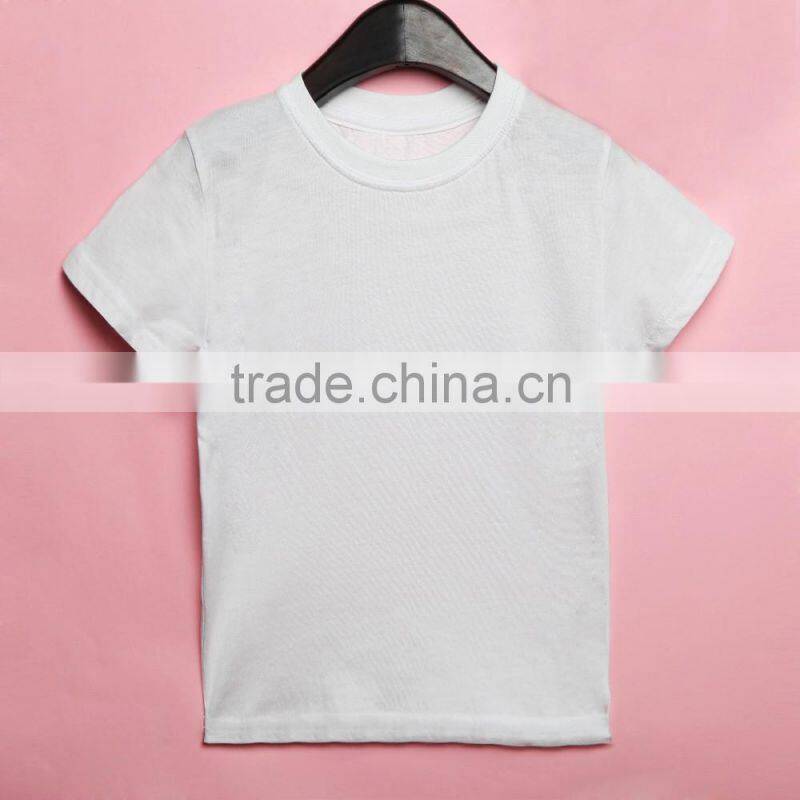 2015-2016 hot sale kids poly blank t-shirt