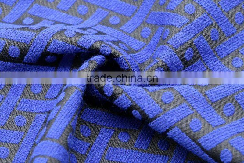 Acrylic Yard Dyed woven jacquard for garment