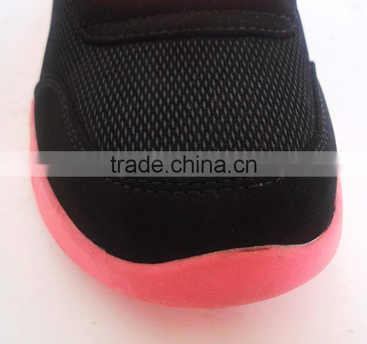2017 black PU upper pink outsole new model shoes women