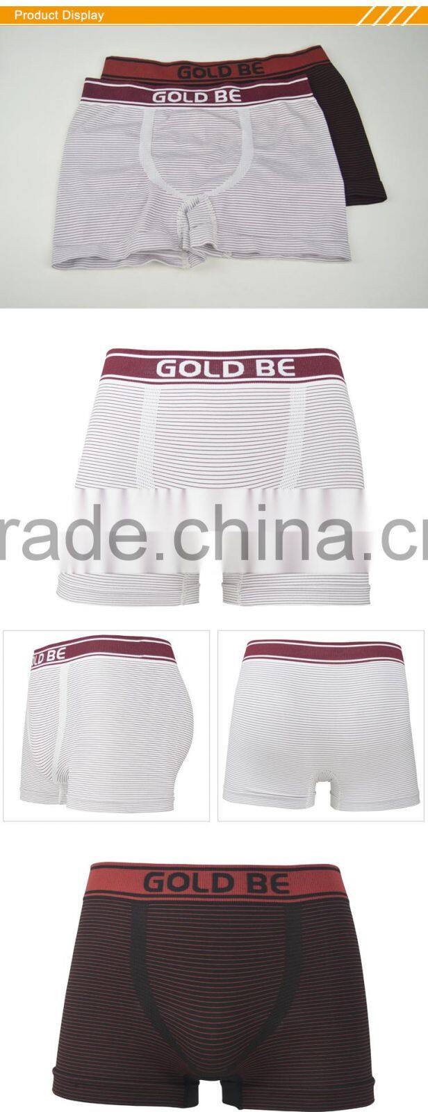 HSZ-0038 Fashion Show 2017 Sexy Men'S Penis Brief Beautiful Underwear Male Mature Satin Hot Custom Seamless Boxer Shorts
