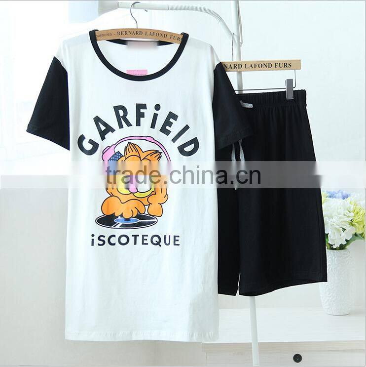 100% Cotton Wholesale Summer adult Pajama Sets