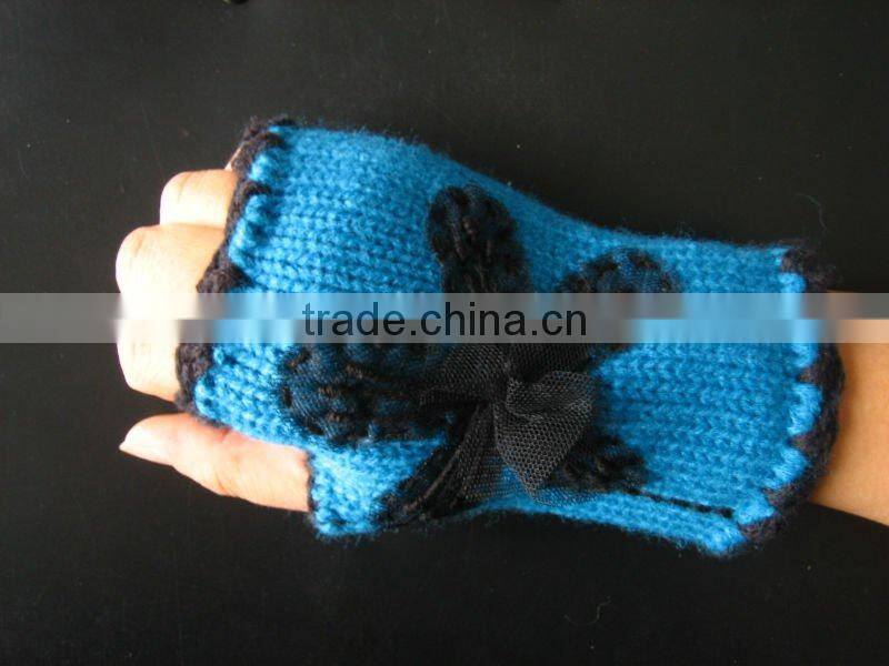 Fashion knitted gloves mittens