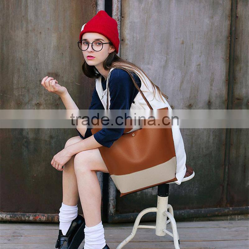 2017 Fashion Big Bag With Small Bag Ladies Handbags