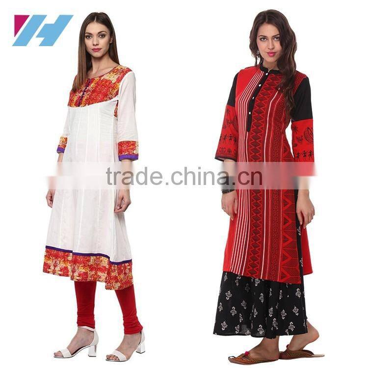 Indian New Fashion Clothing Kurta Designs For Women