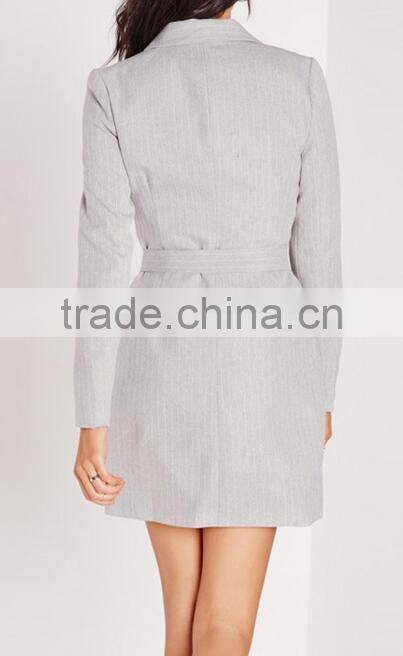 Runwaylover EY2186D New Design 2017 Ladies Blazer Style Casual Dress