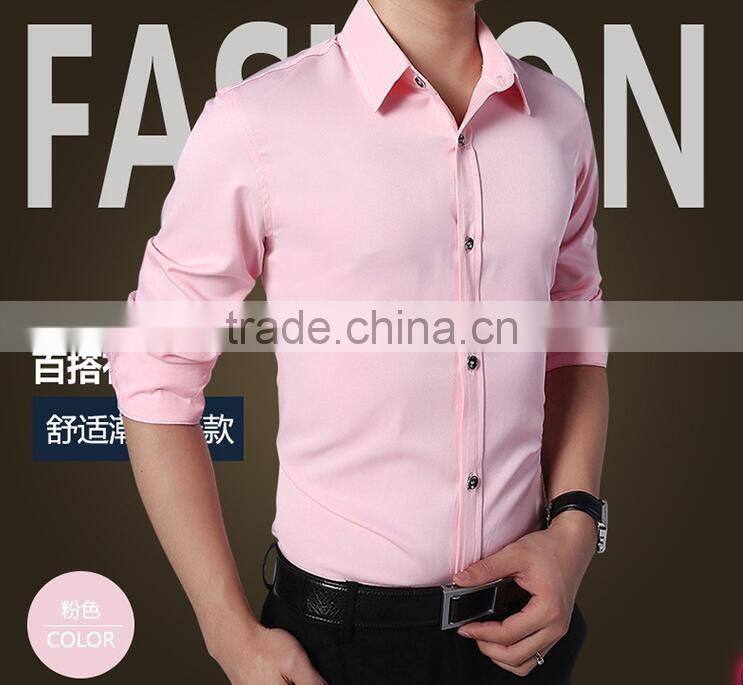 Multicoloured 100%cotton wholesale price hot sale clothing mens formal shirts