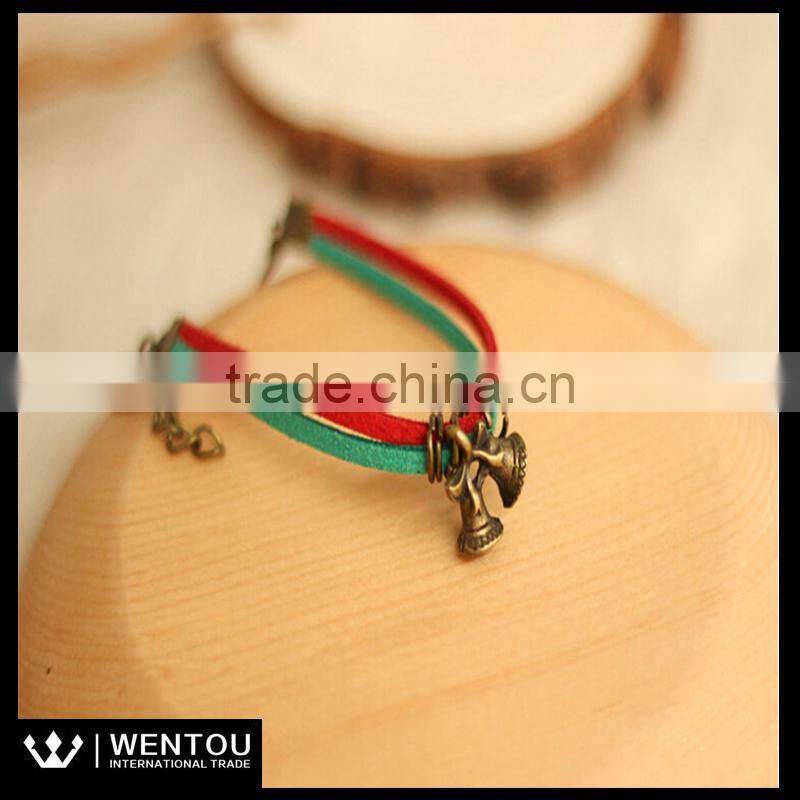 New Design Christmas Gift Braided Christmas Bracelet