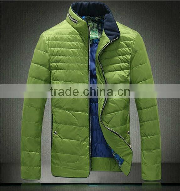 Top quality oem service down jacket male
