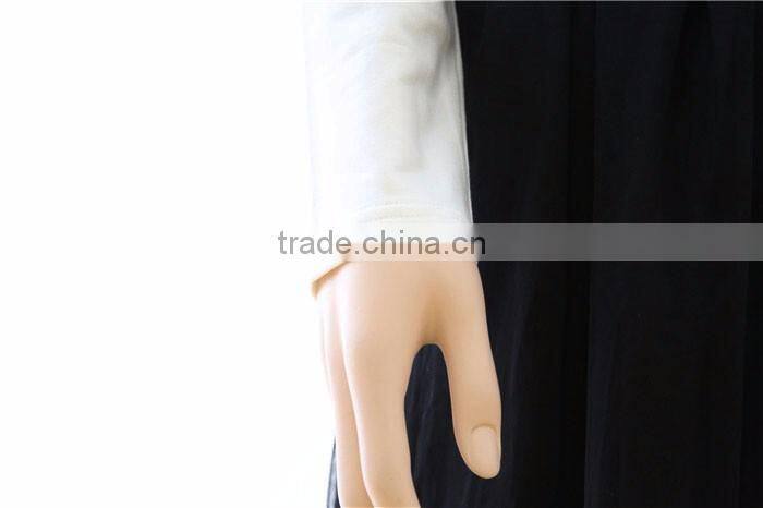 2017 spring white thick long sleeve printed women top blouse