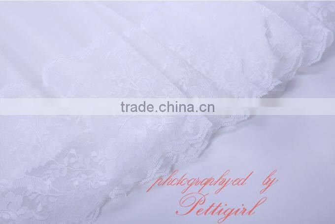 girls white summer dress flower girl skirts